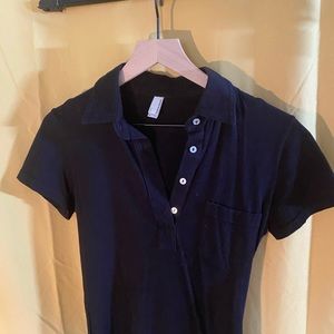 American Apparel Black shirt dress